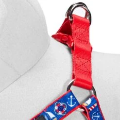 Nautical Dog Harnesses Anchors Sailboat Beach Navy Blue -Dog & Cat Store 1060201044 4