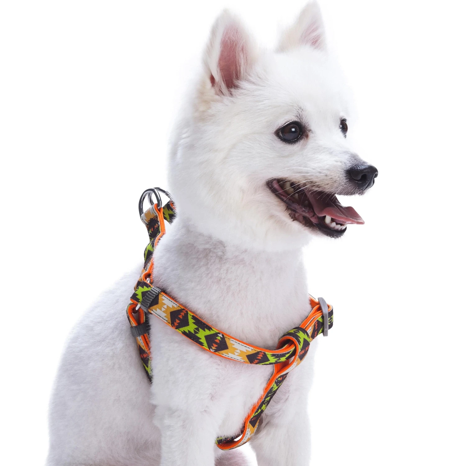 Southwestern Pattern Neoprene Padded Dog Harness For Pets 2 Southwestern Pattern Neoprene Padded Dog Harness For Pets - Image 2