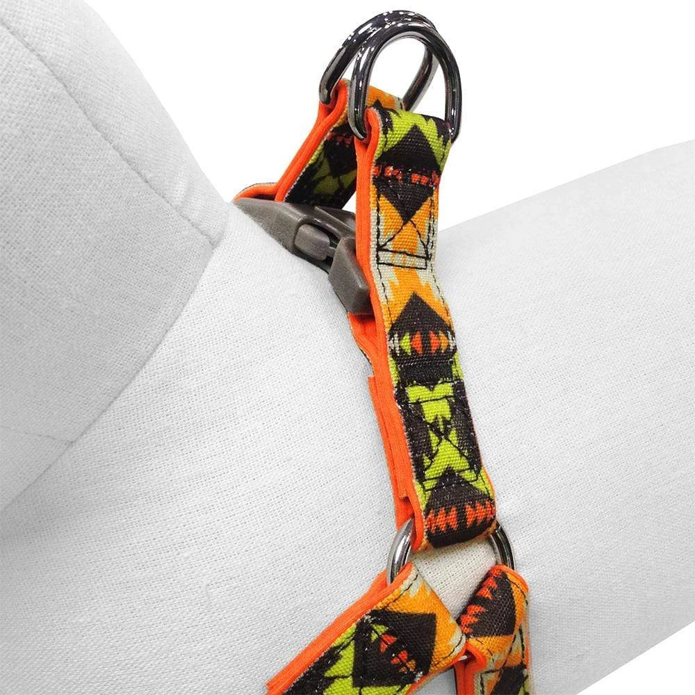 Southwestern Pattern Neoprene Padded Dog Harness For Pets 4 Southwestern Pattern Neoprene Padded Dog Harness For Pets - Image 4