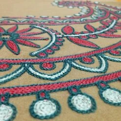 Cover-Removable And Washable Paisley Inspired Embroidery Dog Bed -Dog & Cat Store 1080101065 2 1 3