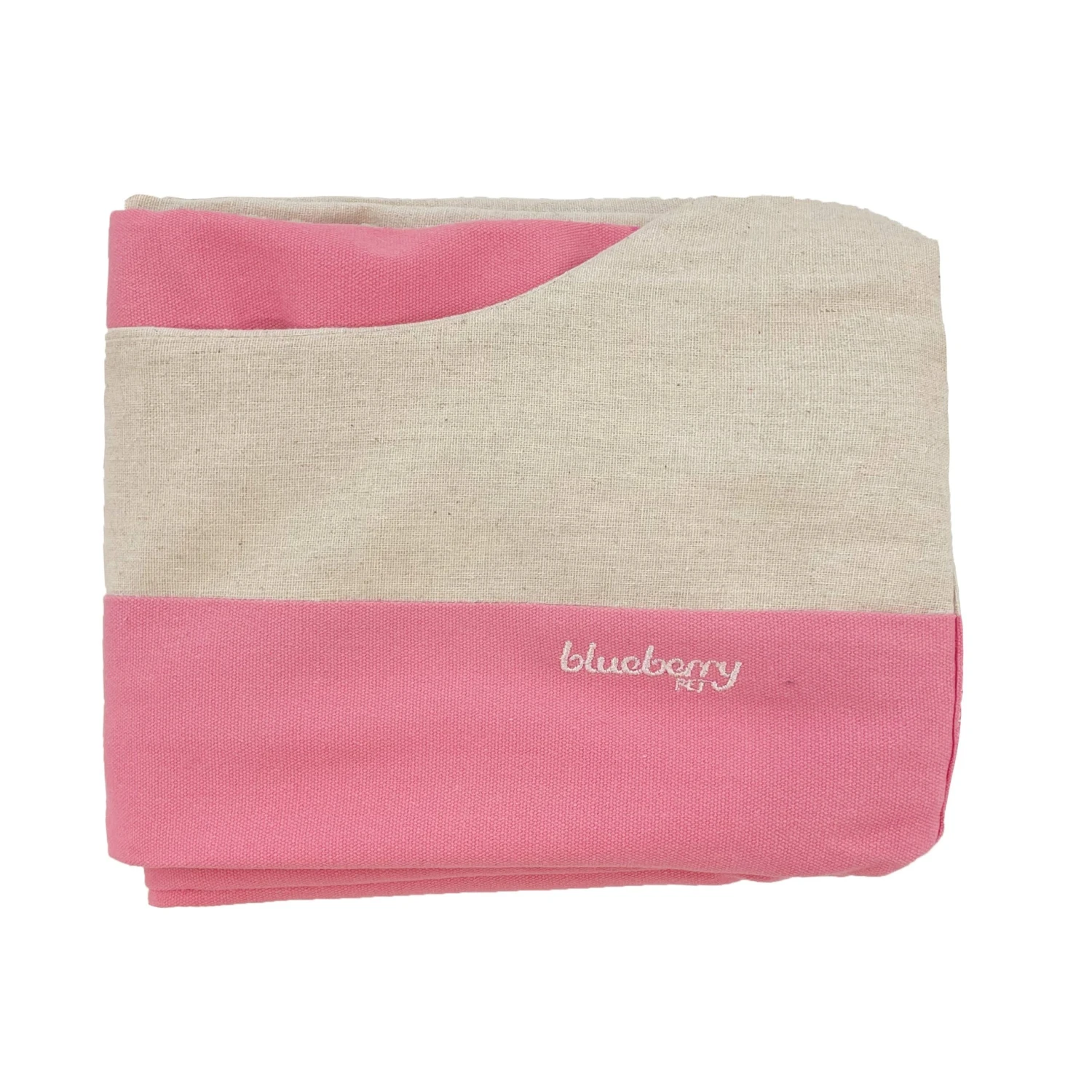 Color-Block Linen Blend Dog Bed Cover For Stylish Comfort 5 Color-Block Linen Blend Dog Bed Cover For Stylish Comfort - Image 5