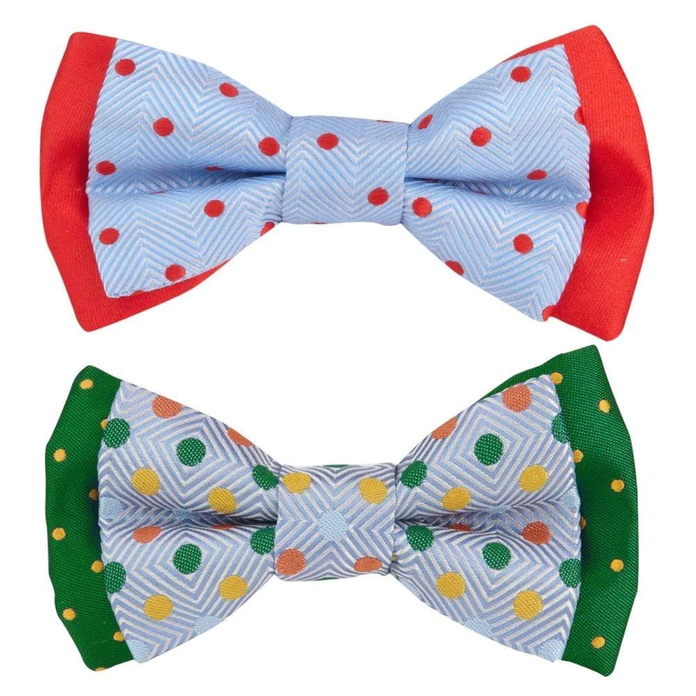 Stay Dotty Bow Tie Set For Trendy Pets In Chic Styles 1 Stay Dotty Bow Tie Set For Trendy Pets In Chic Styles