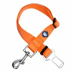 Universal Nylon Adjustable Safety Dog Seat Belt Yellow 6 Universal Nylon Adjustable Safety Dog Seat Belt Yellow -Dog & Cat Store 11050606002 1