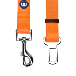 Universal Nylon Adjustable Safety Dog Seat Belt Yellow 7 Universal Nylon Adjustable Safety Dog Seat Belt Yellow -Dog & Cat Store 11050606002 2