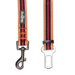 3M Reflective Safety Dog Seatbelt Tether In Multi-colored Stripes -Dog & Cat Store 11050617008 2