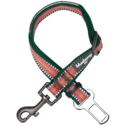 3M Reflective Safety Dog Seatbelt Tether In Multi-colored Stripes -Dog & Cat Store 11050619002 1