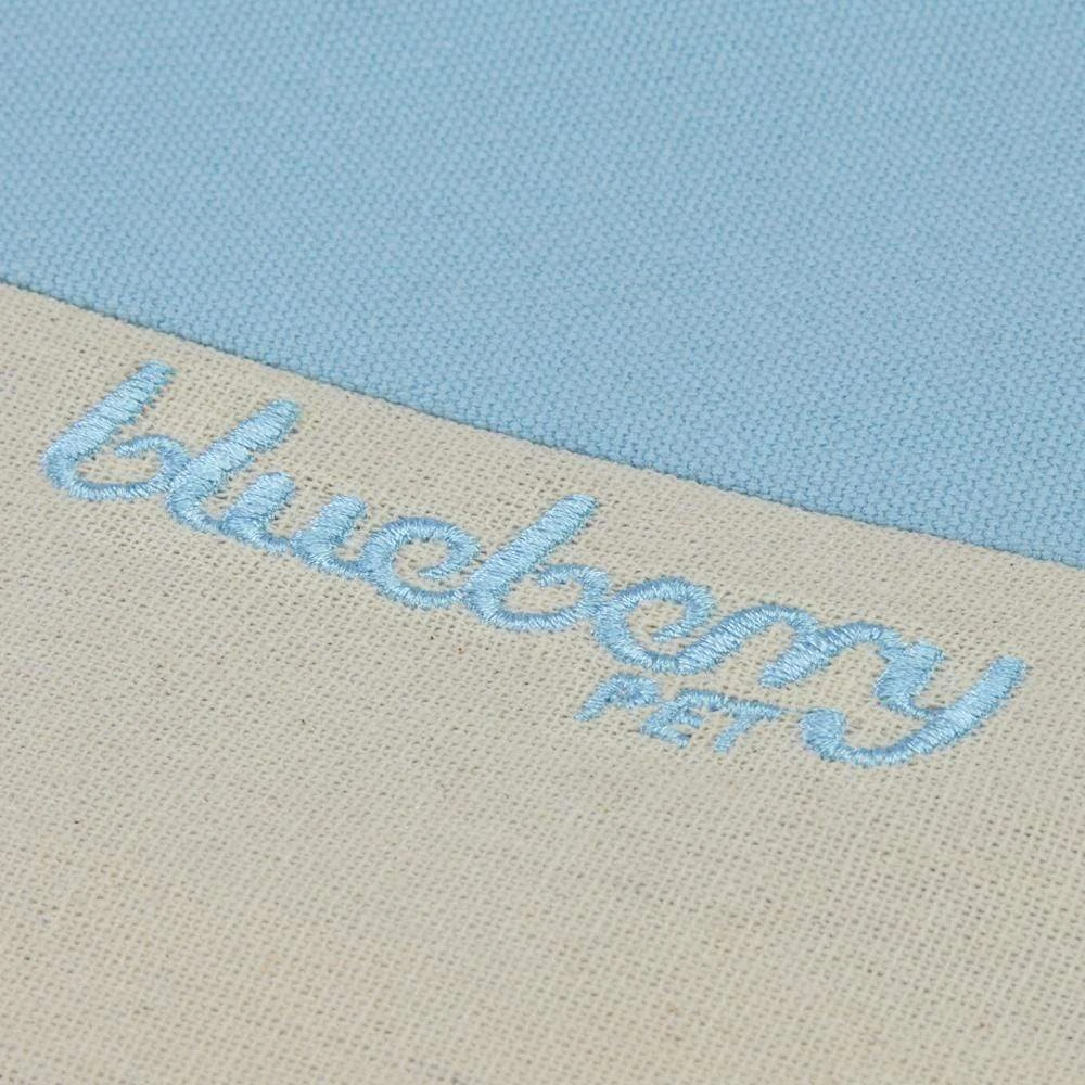 Color-Block Linen Blend Dog Bed Cover For Stylish Comfort 4 Color-Block Linen Blend Dog Bed Cover For Stylish Comfort - Image 4