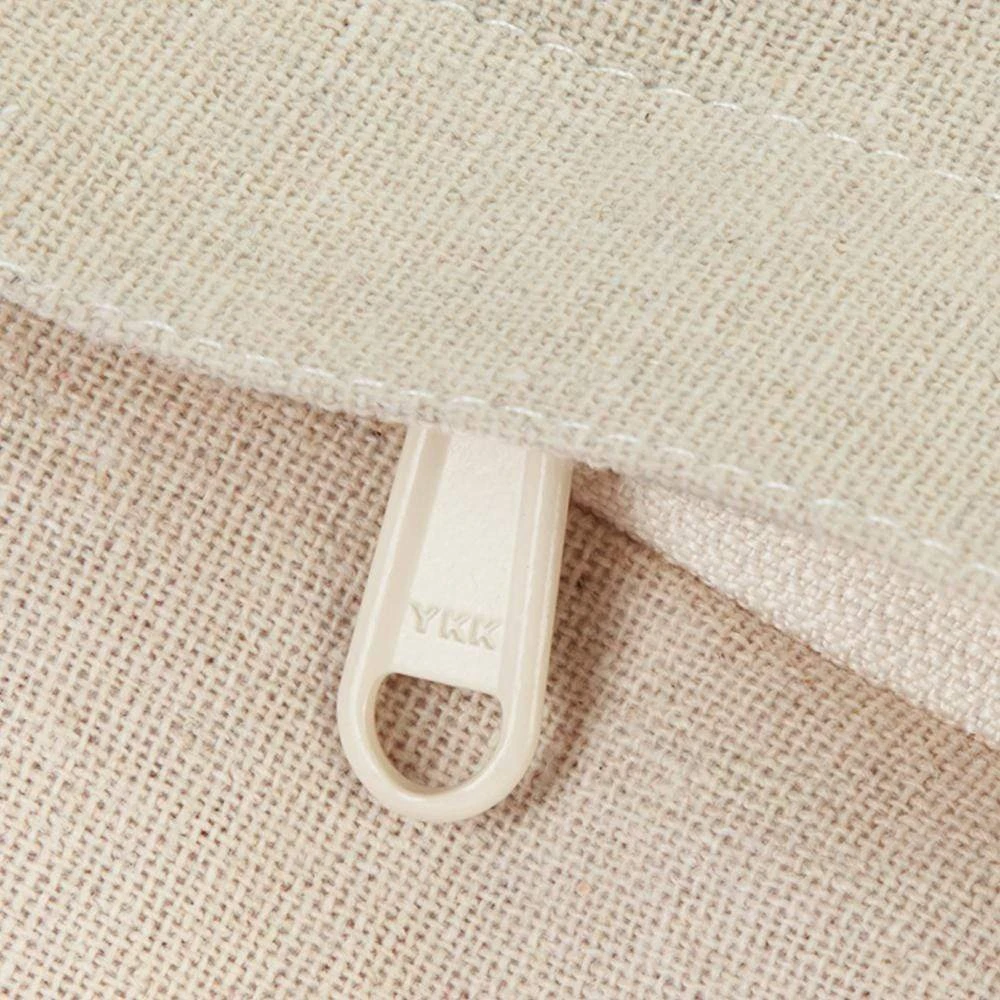 Color-Block Linen Blend Dog Bed Cover For Stylish Comfort 6 Color-Block Linen Blend Dog Bed Cover For Stylish Comfort - Image 6