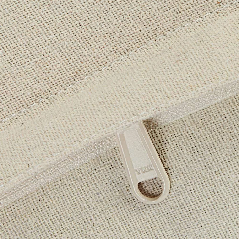 Cover-Removable And Washable Embroidered Leaves Linen Dog Bed 13 Cover-Removable And Washable Embroidered Leaves Linen Dog Bed - Image 13