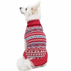 Charm Fair Isle Dog Sweater For Cozy Winter Style