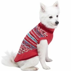 Charm Fair Isle Dog Sweater For Cozy Winter Style 17 Charm Fair Isle Dog Sweater For Cozy Winter Style -Dog & Cat Store 1110101041 2 2