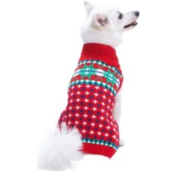 Christmas Holiday Season Dog Sweater For Festive Fun