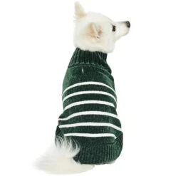 Chenille Striped Dog Sweater For Cozy Winter Style -Dog & Cat Store 1110134049 2 024a37f2 ece1 4271 a175 1176ecd8a183