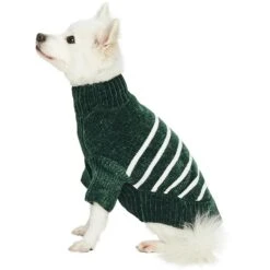 Cozy Soft Chenille Classy Striped Dog Sweater For Pets 30 Cozy Soft Chenille Classy Striped Dog Sweater For Pets -Dog & Cat Store 1110134049 3
