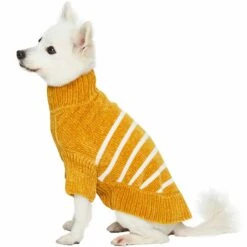 Cozy Soft Chenille Classy Striped Dog Sweater For Pets 23 Cozy Soft Chenille Classy Striped Dog Sweater For Pets -Dog & Cat Store 1110137040 3