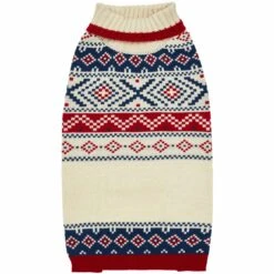 Fair Isle Family Matching Sweater In Cream Dog Chic White -Dog & Cat Store 1110142044 1 96e298be c495 4617 bbea 8f06a078517a
