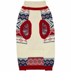 Fair Isle Family Matching Sweater In Cream Dog Chic White -Dog & Cat Store 1110142044 2 9a5f4b06 98b8 4d8a 8528 7c6d6463c5ca