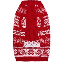 Holiday Family Matching Sweater In True Red For All -Dog & Cat Store 1110146042 2 65cf975d 34d2 41ed 937f 6d977c558c14
