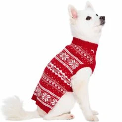 Holiday Family Matching Sweater In True Red For All -Dog & Cat Store 1110146042 8 31b28b08 eea6 4505 bebe ae450df59231