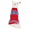 Christmas Snowflake Dog Sweater In Festive Red Snowflake -Dog & Cat Store 1110147049 7 0e491d04 032d 469c bad9 cddd1a5309cc