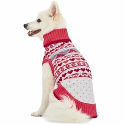 Charm Fair Isle Dog Sweater For Cozy Winter Style 21 Charm Fair Isle Dog Sweater For Cozy Winter Style -Dog & Cat Store 1110162042 4