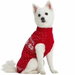 Holiday Family Matching Sweater In True Red For All -Dog & Cat Store 1110163049 6 87df5ff6 49aa 44d8 94de 3ce901a6698c