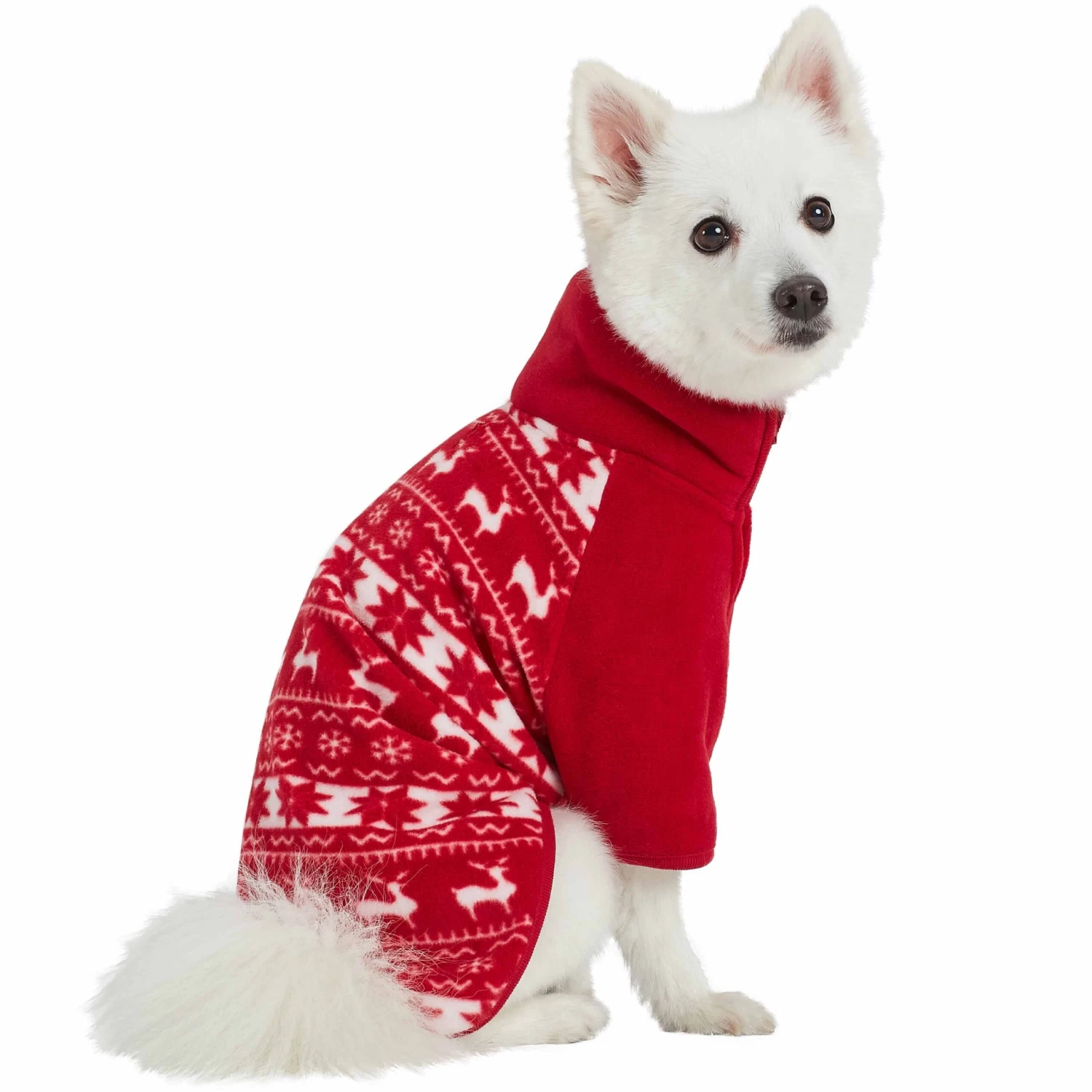 Ultra-Soft Fleece Christmas Dog Sweater For Festive Fun 1 Ultra-Soft Fleece Christmas Dog Sweater For Festive Fun