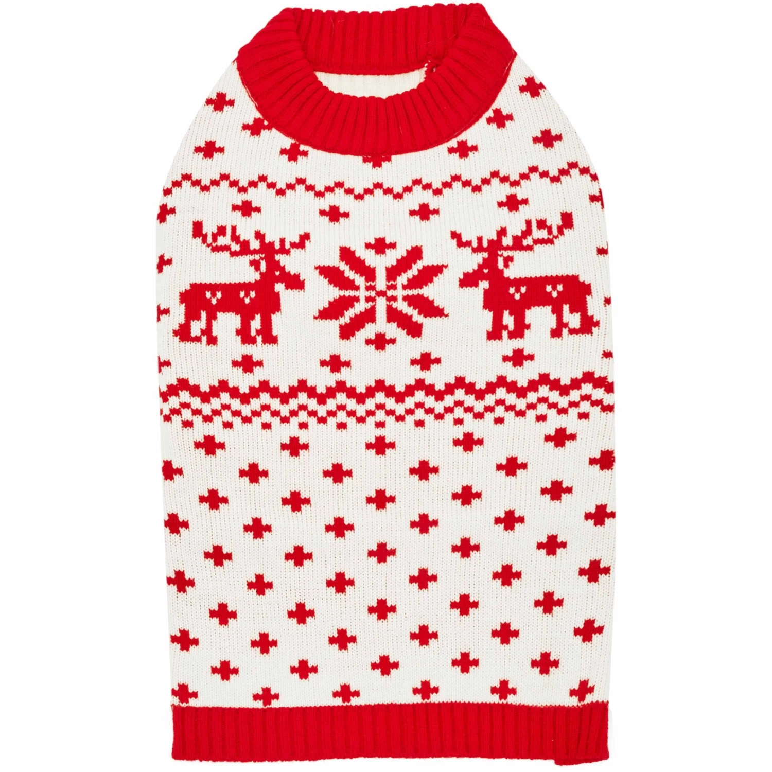 Christmas Reindeer Family Matching Sweater In Festive Red 5 Christmas Reindeer Family Matching Sweater In Festive Red - Image 5