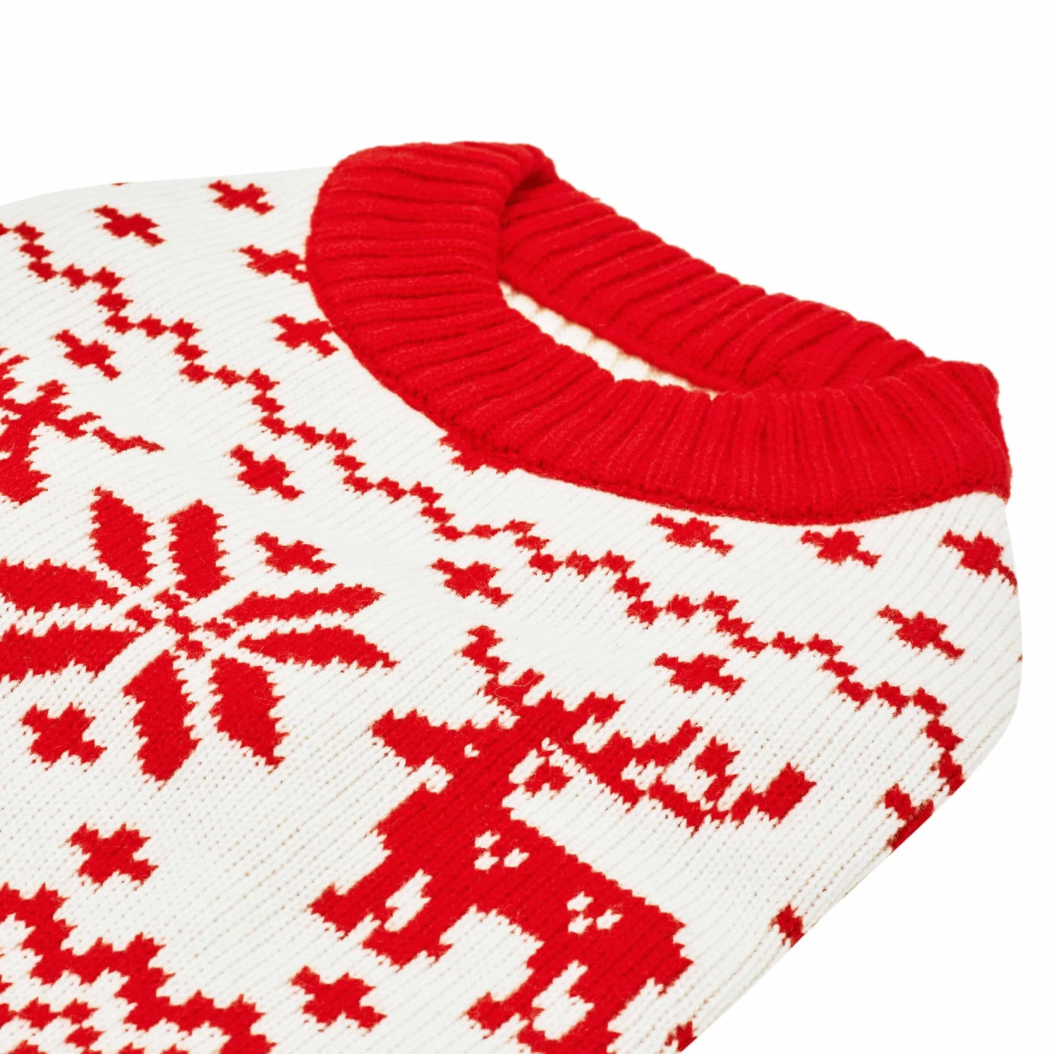 Christmas Reindeer Family Matching Sweater In Festive Red 7 Christmas Reindeer Family Matching Sweater In Festive Red - Image 7