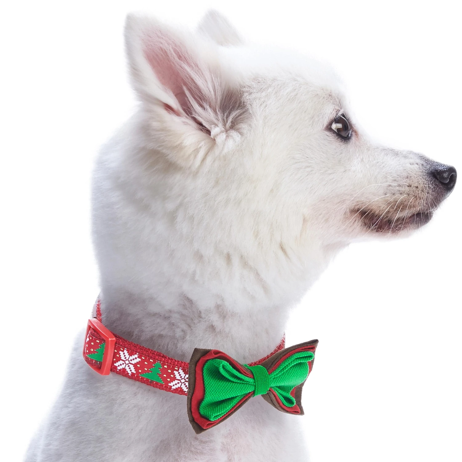 Christmas Dog Collar With Handmade Detachable Bow Tie 14 Christmas Dog Collar With Handmade Detachable Bow Tie - Image 14