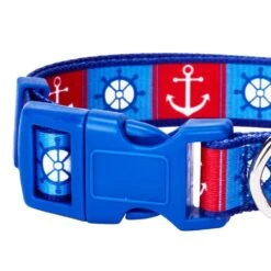Nautical Dog Collars Anchors Sailboat Summer Beach Collar -Dog & Cat Store 1140212045 3