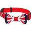 Union Jack Bowtie Dog Collar For Stylish Pet Fashion -Dog & Cat Store 1140261043 1