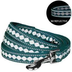 3M Reflective Jacquard Dog Leash With Neoprene Handle -Dog & Cat Store 1150105023 1 2
