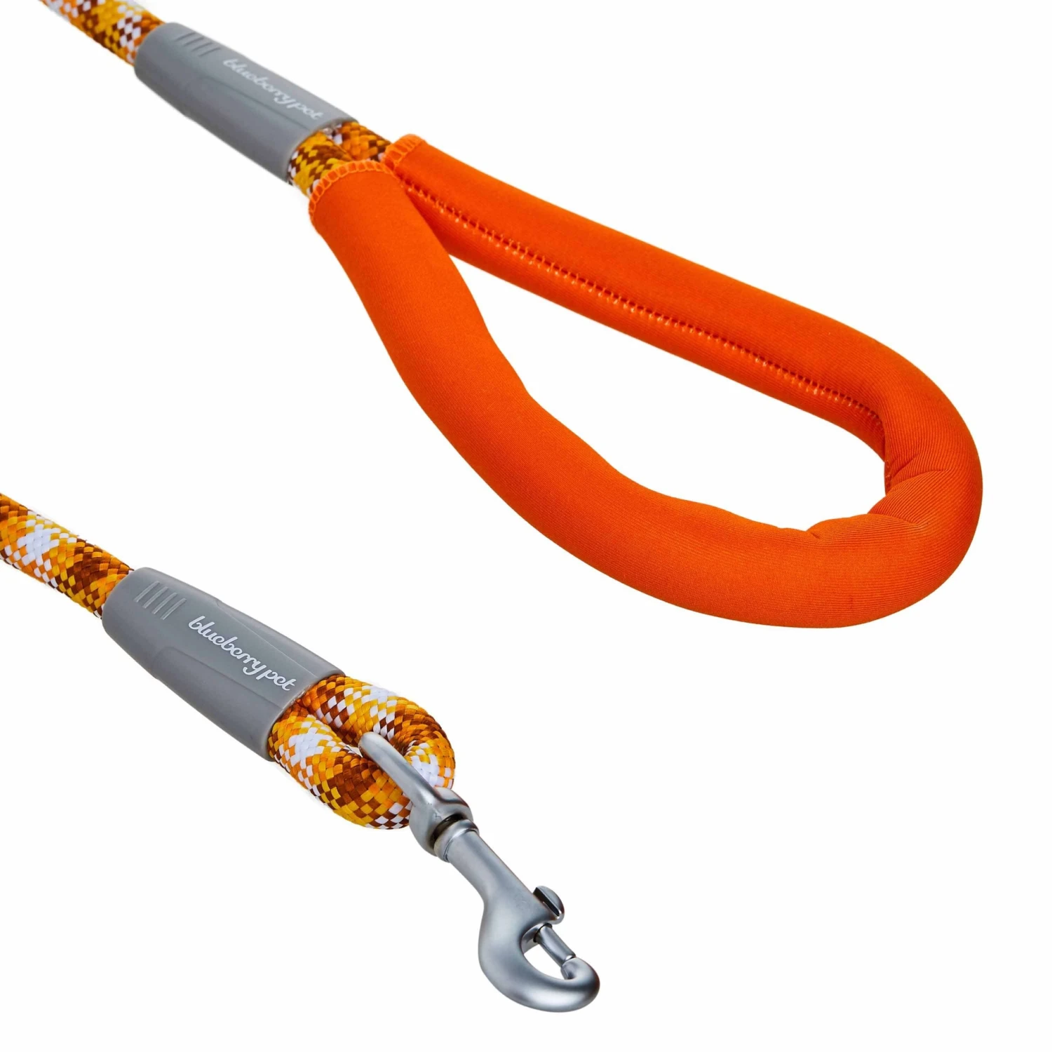 Neoprene Handle Rope Leash In Diagonal Stripe, 4 Ft Long 2 Neoprene Handle Rope Leash In Diagonal Stripe, 4 Ft Long - Image 2