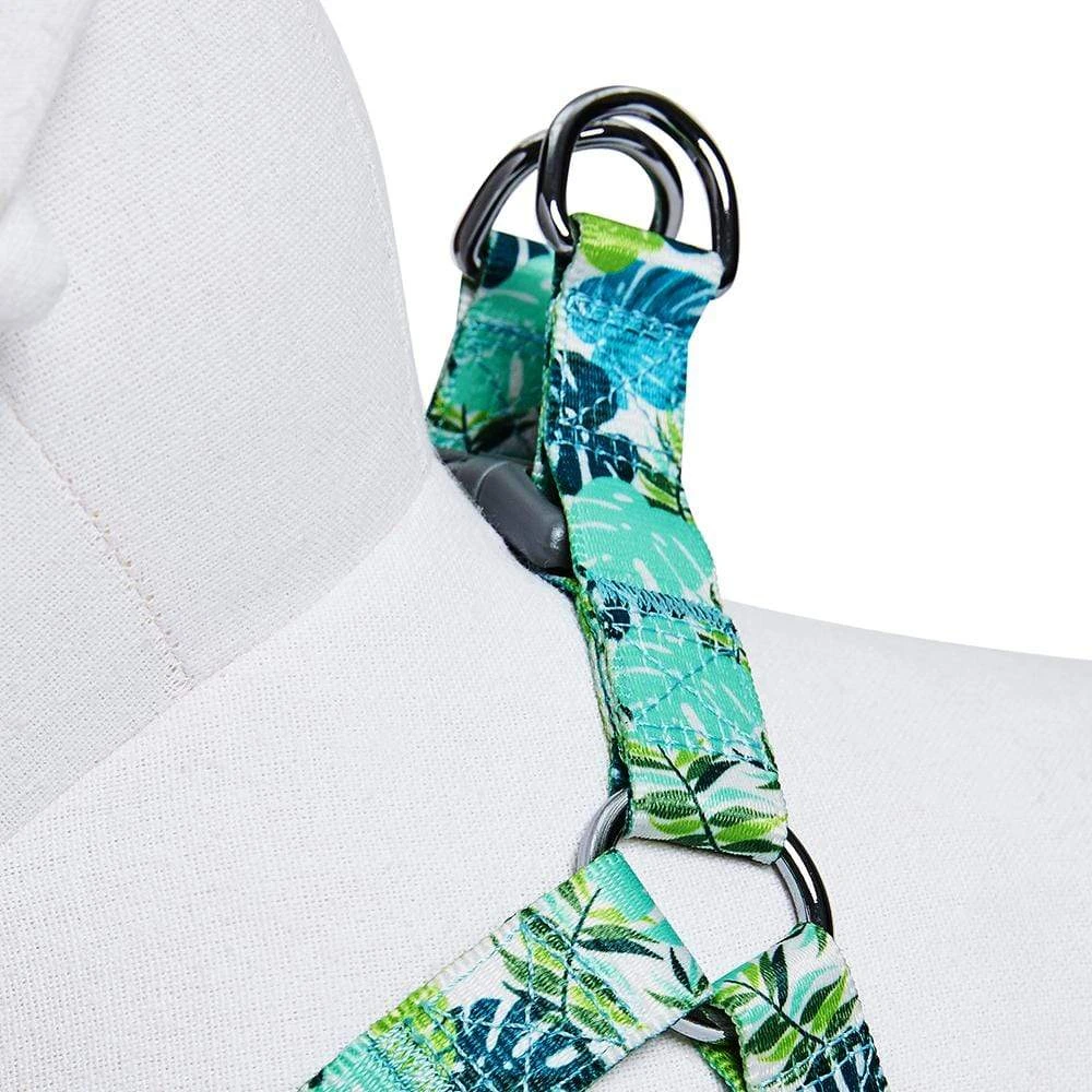 Summer Vacation Tropical Dog Harness Palm Leaves Design 5 Summer Vacation Tropical Dog Harness Palm Leaves Design - Image 5
