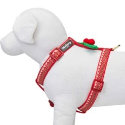 Christmas Zigzag Chevron Dog Harness With Bowtie Accessory -Dog & Cat Store 1160237042 2