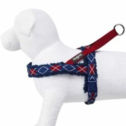Easy On/Off Sherpa Fleece Padded Dog Harness Scottish Argyle -Dog & Cat Store 1160255046 2