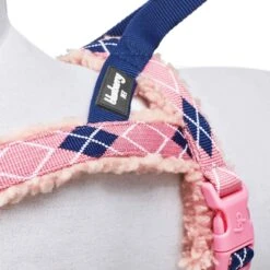 Easy On/Off Sherpa Fleece Padded Dog Harness Scottish Argyle -Dog & Cat Store 1160256043 3
