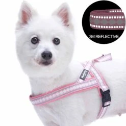 Easy On/Off Soft 3M Reflective Jacquard Dog Harness -Dog & Cat Store 1160536046 1 2