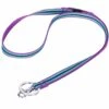 3M Reflective Multi-colored Stripe Lanyard, 1/2 Wide 25 3M Reflective Multi-colored Stripe Lanyard, 1/2 Wide -Dog & Cat Store 1170106000 1