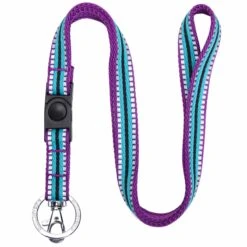 3M Reflective Multi-colored Stripe Lanyard, 3/4 Inch Wide