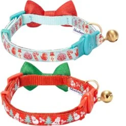 Holiday Fun Cat Collar, 2 Pack For Festive Kitties -Dog & Cat Store 12020150563 4