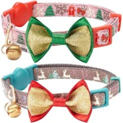 Holiday Fun Cat Collar, 2 Pack For Festive Kitties -Dog & Cat Store 12020150570 1