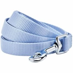 Classic Solid Color Dog Leash, Blue For Everyday Use