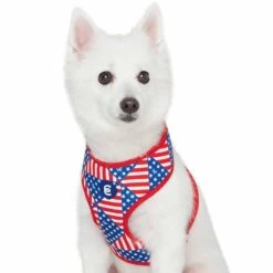 American Flag Dog Harness Vest For Comfortable Walks