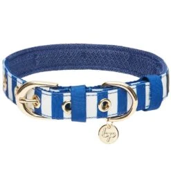 Nautical Dog Collars Summer Beach Stripe Dog Collar S M L -Dog & Cat Store 1340208046 5