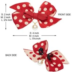 The Most Coveted Dog Collar With Bowtie And Pearl Chic -Dog & Cat Store 1340214047 6