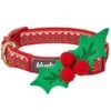 Christmas Dog Collar With Cute Décor And Bowties For Pets -Dog & Cat Store 1340217048 1