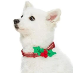 Christmas Dog Collar With Cute Décor And Bowties For Pets -Dog & Cat Store 1340217048 2