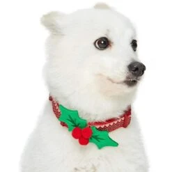 Christmas Dog Collar With Cute Décor And Bowties For Pets -Dog & Cat Store 1340217048 3